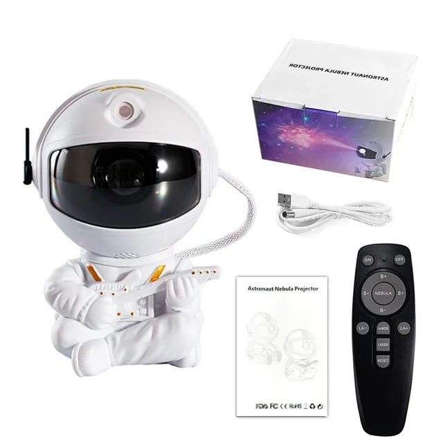 Star Projector Galaxy Night Light Astronaut 